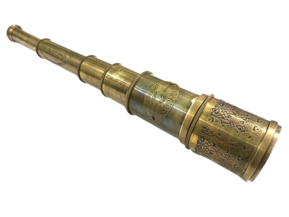 Brass Coronation Telescope
