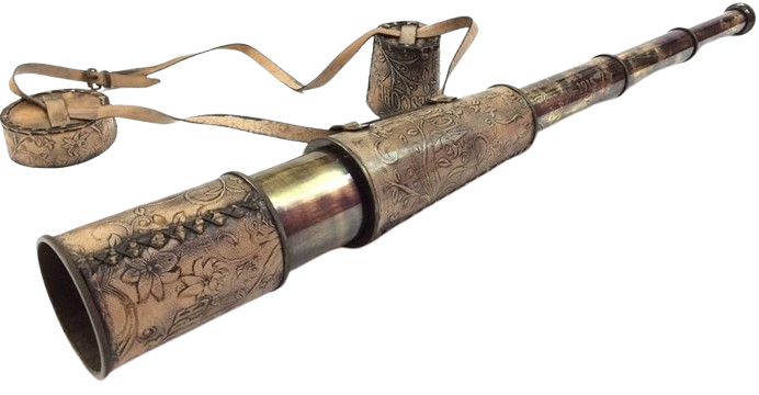 Brass Coronation Telescope