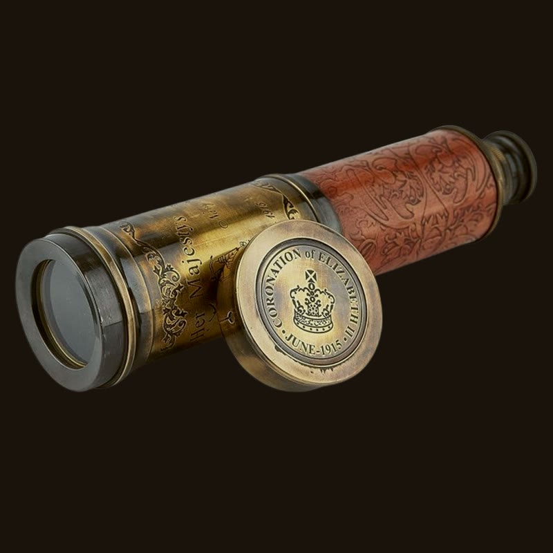 Brass Coronation Telescope